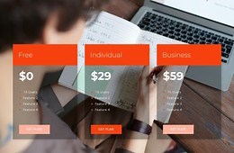 Three tariffs - Html Code Example by Nicepage