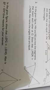 all the other corresponding angles and sides that are equal in ... | Filo