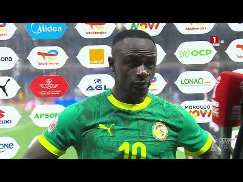 Sadio Mané's reaction after Senegal's victory against Sudan