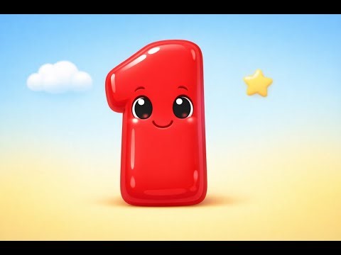 Slow Counting 1 to 10 for Toddlers 🐢 | Calm Numbers for Little Kids