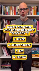 What is the actual color of an airplane black box? #trivia | Dave Barton