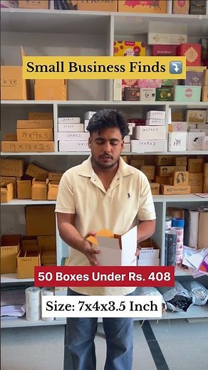 7x4x3.5 Inch White Corrugated Box | Best Ecommerce Packaging Box for Amazon, Meesho & Small Business