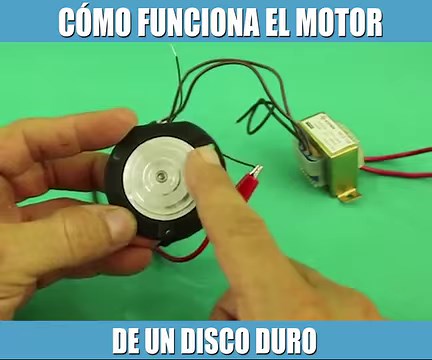 Cómo funciona el motor de un disco duro **Créditos: https://youtu.be/5k2jFb5FXnc | Reparación de aparatos eléctricos y electrónicos