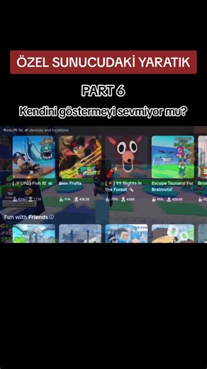 Özel Sunucudaki Yaratık: Kendini Gösteriyor mu?