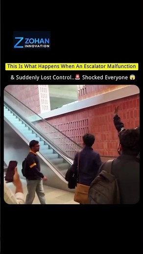 This Is What Happens When An Escalator Malfunctions & Suddenly Lost Control… at BRAC University