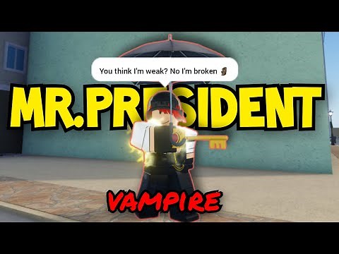 [YBA] Mr.President + Vampire Have A One Shot Combo 💀