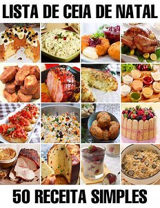 Lista de Ceia de Natal com 50 Receitas Natalinas - Comidinhas do Chef - Receitas Testadas e Aprovadas