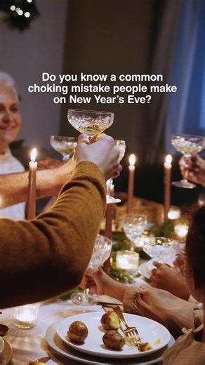 On New Year’s Eve, people are eating, drinking, laughing, multitasking — and choking incidents are more common than most realize The biggest mistake? Performing a blind finger sweep If you can’t see the object, reaching into the mouth can push it deeper. Stick to safe steps only — recognize the signs, act quickly, and use proper techniques when needed. A confident response keeps celebrations safe. ✨