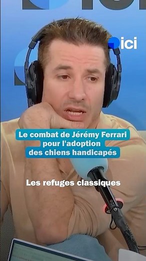 Jérémy Ferrari défend les chiens handicapés 🐶