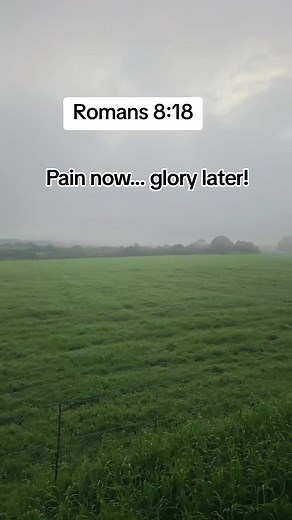 Pain Now, Glory Later: Romans 8:18 Gospel Inspiration