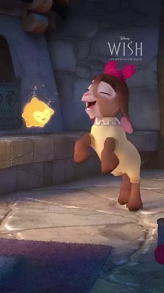 Impossível não amar esses dois. 🌟🤝🐐 #Wish: O Poder dos Desejos, hoje nos cinemas. | Walt Disney Studios
