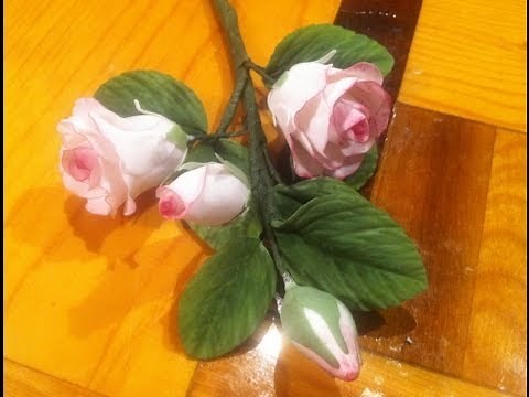 How to Tape Gum Paste Leaves and Flowers