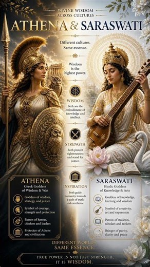 Athena = Saraswati? 🧠 Greek aur Hindu Devi ka Connection