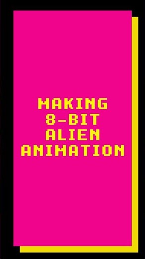 Making Space Invaders Alien Animation | Bleepbox Studio