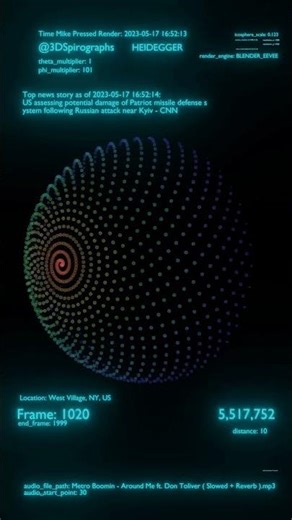 ChatGPT, Help me write a Blender Python Script for @3dspirographs