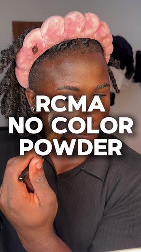 love using the @RCMA Makeup no color powder to set my entire face! one of the few translucent powders that i came across that doesn’t leave flashback or a white cast on my dark skin #makeup #beauty #makeuptutorial #rcmanocolorpowder #rcma #howtosetmakeup #darkskinmakeup #meninmakeup #makeuphacks #makeuptips