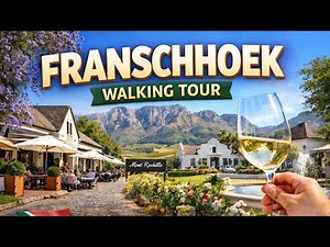 Franschhoek Walking Tour 🇿🇦 | Discover the Most Beautiful Wine Village in South Africa
