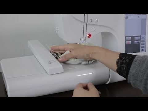Watch this video to learn how to use the wonyo sewing and embroidery machine ES5 110*240 MM