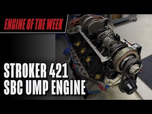 Stroker 421 cid Small Block Chevy UMP Dirt Modified Engine