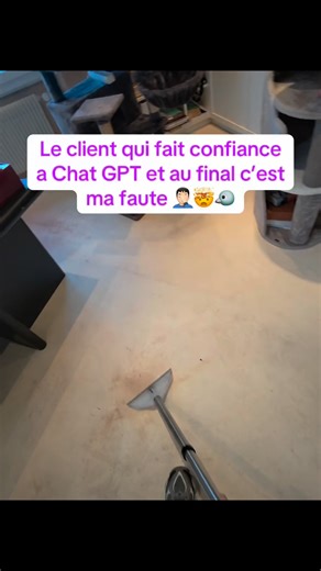 @mycleaner67 on Instagram: "quel idee d’ecouter chat gpt🤦🏻‍♂️🤦🏻‍♂️ #nettoyage #motivation #menage #pourtoi"