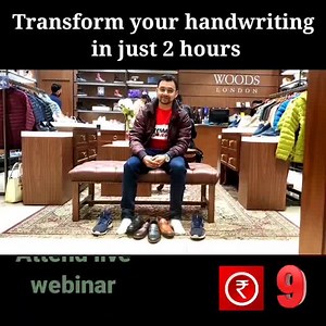 Transform your handwriting without much hassle in Just 2HR LIVE WEBINAR😍 . Learn top secrets of legible handwriting with the help of specific paper positions, handgrips & many proven techniques which I will demonstrate in the webinar✍️🚀 . ✅ 50000 Peoples Already Transformed their Handwriting💯 ✅ 100% Guaranteed Result ✅ Best Awards and Recognitions🥇 ✅ Magical Changes In Handwriting ✅ Innovative Methodology👨‍🏫 . 👉 Click here: https://bit.ly/35D3aFe to Register For Live Webinar! . What you w