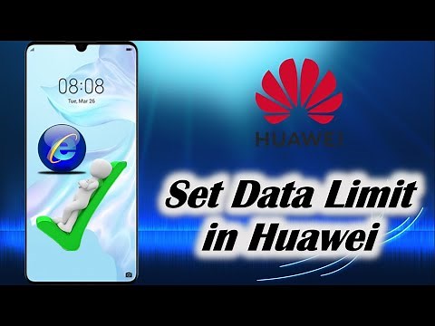How to Set Data Limit in Huawei