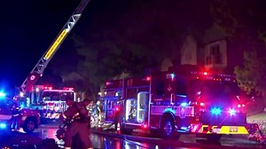 Plano house fire thought to have been caused by strong storms Monday