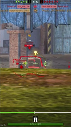 Wot blits] T 28 defender hull-down movement#shorts#월탱블리츠