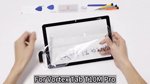 for Vortex Tab T10M Pro Screen Replacement 10.1" for Vortex Tab 10M Pro Touch Screen for Vortex Tab T10M Pro Digitizer Replacement Glass Sensor Black with Tools