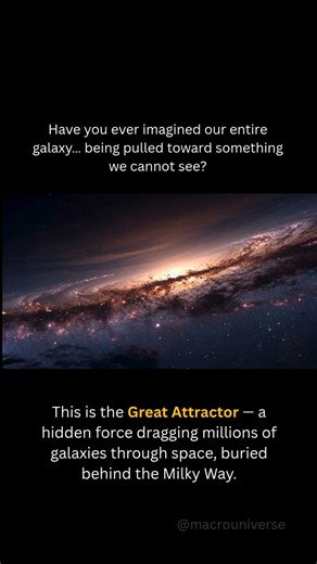 what is a great attractor? #universe #galaxy #space
