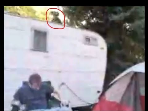 Weird Creature Confronts Campers on Video