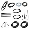 Precision CWK 3110 87: CWK 3110 87 Weatherstrip Kit for 1987-1989 Dodge D100, 1987-1993 Dodge D150, 1987-1988 Dodge D150, 1990-1993 Dodge D150 - JEGS