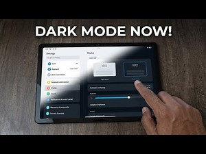 How to turn on Dark mode for Lenovo Tablet