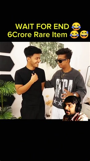 6 CRORE RARE ITEM 😂😂 WAIT FOR FUN 😂 #shorts #comedy #funny #roast #prank ‪@AyushBhandari‬