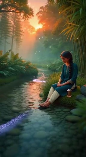 The Secret Glowing Fish of the Jungle River ✨🐟 | NISHAS ANIMATION