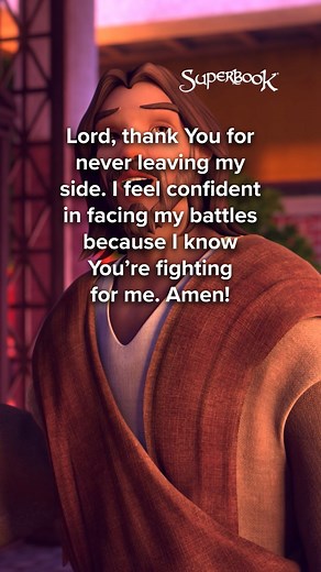 99K views · 21K reactions | You can talk to God and ask for His help anytime! 殺  The Bible is full of verses that will assure you that God is with you all the time: - Joshua 1:9 - Psalm 23:4 - Isaiah 41:10 Read these verses and more in the Superbook Bible App! Download now: https://go.cbn.com/superbook-fb-app  . . . . . SUPERBOOK Bringing Bible Stories and Jesus' love to kids everywhere Series + App + Academy + Outreach | Superbook | Facebook