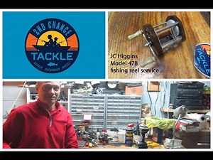 JC Higgins model 478 baitcasting fishing reel how to service