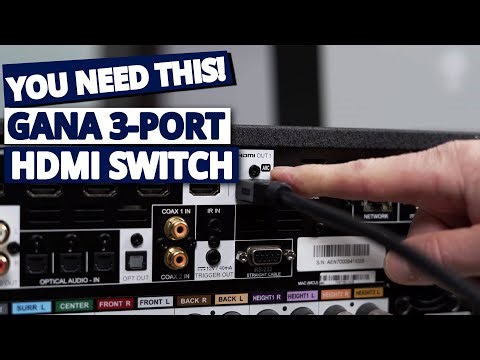 Stop Swapping Cables! | GANA 3 Port HDMI Switch Review & Setup
