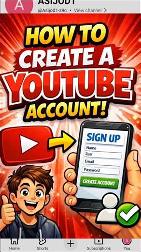 🚀 How to Create a YouTube Account (Step-by-Step Guide for Beginners!)