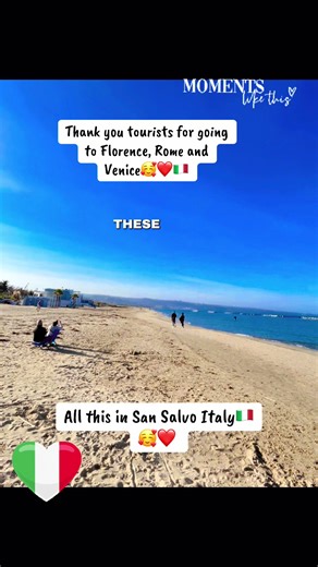 I love you can enjoy San Salvo Italy like this. There are no tourists everywhere and you can have your own space. This is one of the beautiful regions in Abruzzo Italy❤️🇮🇹🥰. Come along on my journey. I will show you more☺️#italytravel #abruzzo #culture #slowtravel #beautifulviews