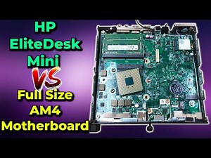 HP EliteDesk Mini CPU Swap | AM4 Motherboard VS HP Mini PC | 2400G in 2024 Gaming Test