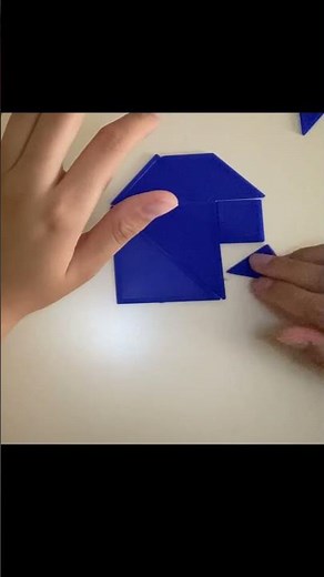 Build Your Own House 🏠 | Tangram Puzzle Challenge #Shorts