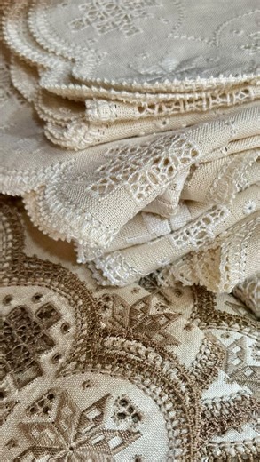 In Lefkara, women create heirloom embroidered linens featuring intricate embroidery and cutwork. The art dates back to the Venetian period in Cyprus (1489-1560). Fun Fact: Leonardo da Vinci purchased a tablecloth for the Milan cathedral and included the design in The Last Supper. Stop by @rouvislaceandsilver for a demonstration by Toula Rouvis and to see exquisite silver filigree jewelry (lemonade and sweet treat too!) @visitcypruscom #crafting #linens #embroideryofinstagram #heirloompieces | Th