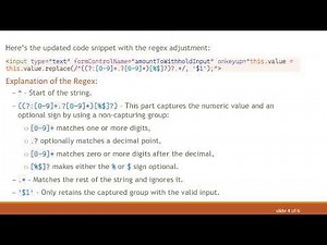 How to Enforce Either $ or % in Your Input with Regex in Angular