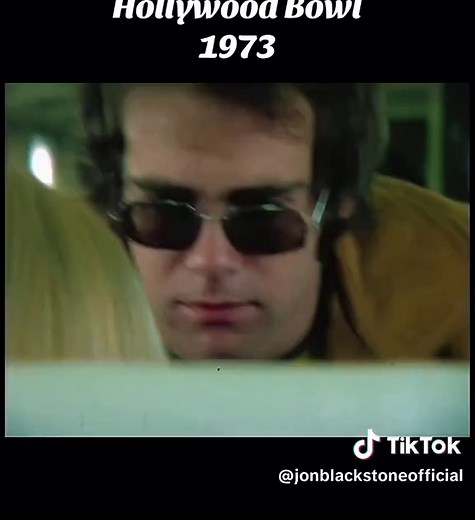 Elton John Hollywood Bowl 1973 concert footage | Goodbye Yellow Brick Road era