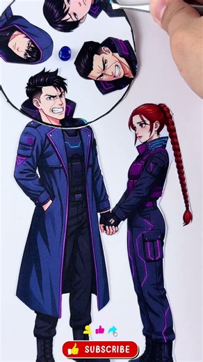 Kpop demon hunters rumi and Jinu simple vs horror cardboard piece puzzle#kpop#kpopdemonhunter