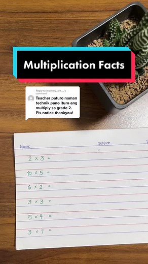 Multiplication Facts and Techniques for Grade 2 Students