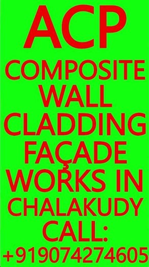 ACP- COMPOSITE WALL CLADDING, FAÇADE WORKS IN CHALAKUDY- PANEL #ACP #Cladding #Façade #Chalakudy