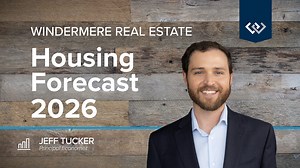 What’s ahead for housing in 2026? 💡📈 Windermere Real Estate’s Principal Economist, Jeff Tucker, shares his six key predictions regarding home prices, sales, mortgage rates, and more. Watch this video to get the full outlook on where the market is headed in the coming year. | Windermere Real Estate