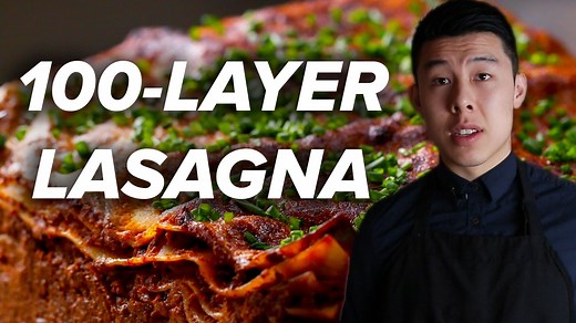 Yep, we made a 100-LAYER lasagna 😍! Recipe: https://tasty.co/recipe/100-layer-lasagna | Tasty